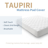 Taupiri King Quilted Mattress Pad Cover with Deep Pocket (8"-21"), Cooling Soft Pillowtop Mattress Cover, Down Alternative Mattress Protector Topper, White Taupiri