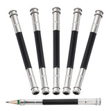 YACSEJAO Pencil Extenders 5PCS Adjustable Pencil Lengthener Tool Coupling Device for School Art Writing YACSEJAO