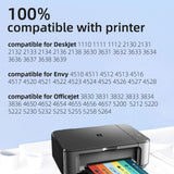 Neiber 63XL Printer Ink Compatible for HP 63XL Ink Cartridges Combo Pack Black and Color Compatible for HP Ink 63 Fit for Officejet 3830 4650 5255 5258 Envy 4520 3634 Deskjet 1112 2132 3630 Printer Neiber