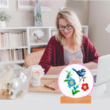 YUNHAN Embroidery Display Holder Suitable Cross Stitch Frames,Lap Embroidery Stand Display 3Pack Embroidery Hoop Stand Display Cross Stitch Kits (Suitable 3-6.7IN Frame) YUNHAN