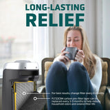 GermGuardian Genuine HEPA PURE Replacement Air Purifier Filter B for AC4825, AC4300, AC4900, AC4825DLX, AC4850, CDAP4500 & AP2200, FLT4825, Black/Yellow GermGuardian