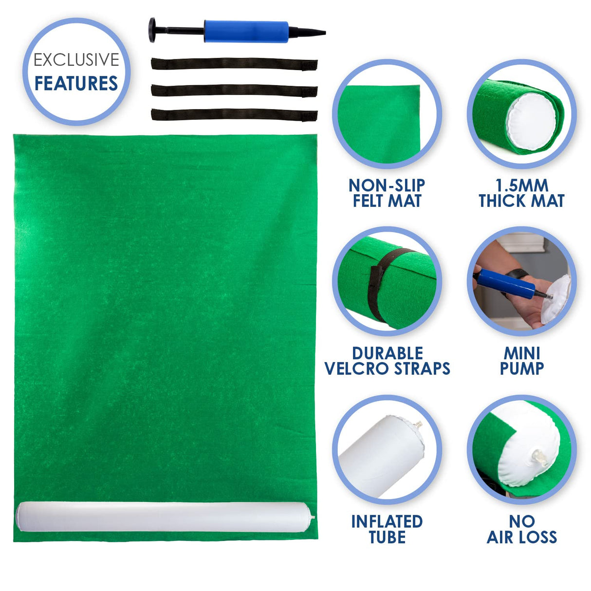 White Mountain Puzzles Puzzle Roll Up Mat 47" x 35.5" White Mountain