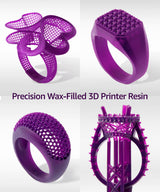 SuperCast 8K 3D Printer Resin Wax Filled for Ultrafine Filigree, Jewelry, and Metal Casting, Made in Korea by 3DMaterials (500g) 3DMaterials