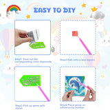 WEMEON Dolphin Diamond Art Painting Kits for Kids with Frame,Animal Diamond Art for Children Ages 4-8-12, with Beautiful Package for Gift Home Wall Decor(7x7inch) WEMEON