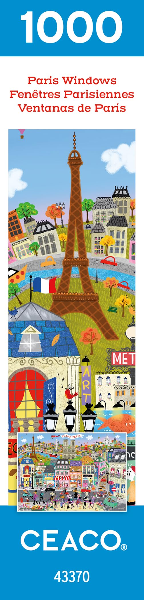 Ceaco - Shop Windows - Paris Windows - 1000 Piece Jigsaw Puzzle Ceaco
