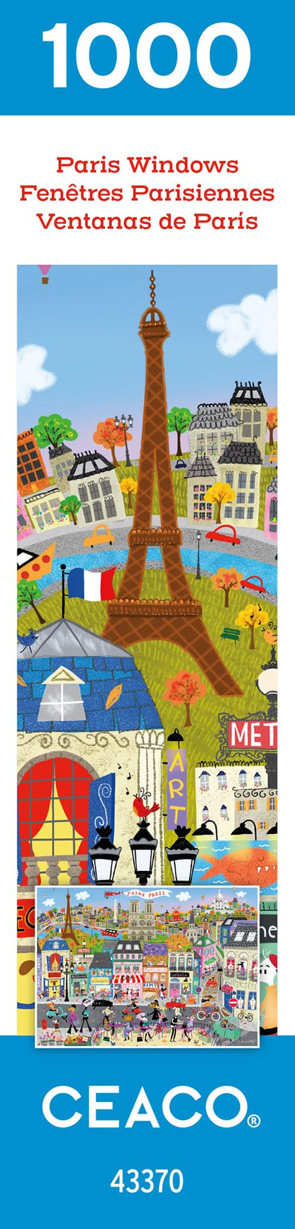 Ceaco - Shop Windows - Paris Windows - 1000 Piece Jigsaw Puzzle