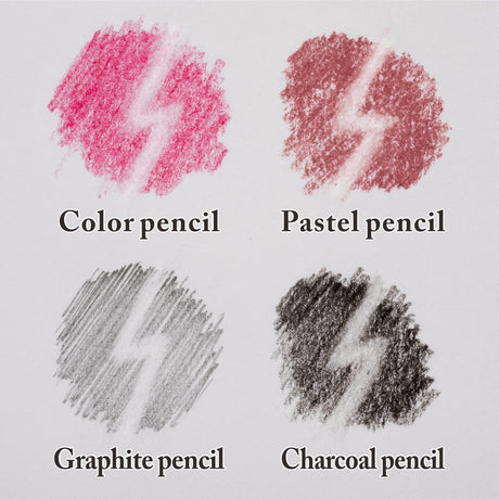Pasler® Eraser Pencils 7802 Perfection Detail Eraser Pencil with Brush and Sharpener, Perfect for sketches and Coloured Illustrations (4- pack) Pasler