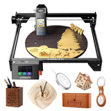 Longer RAY5 20W Laser Engraver Machine, Exclusive 3.5" Touch Screen for DIY, Cutting Tool for Metal Coloring, Acrylic, Wood, Glass, Leather. Laser Class 2 Longer