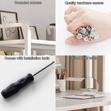 Stylish Metal Desktop Bookcase by DYUNCZ - Space-Saving Organiser Shelf DYUNCZ