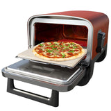 Favfully Dedicated Pizza Stone For Ninja Woodfire Outdoor Oven OO101(OO100 series), Heavy Duty All-Natural Cordierite Pizza Stone Specially Design For Ninja OO101, Thickened Durable Pizza Stone, Gray Favfully