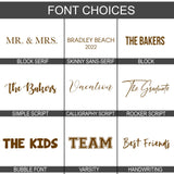 The Paisley Box Personalized Photo Frame/Create Your Own Personalized Picture Frame: Engraved Custom Picture Frame, Customizable Frame (4x6 Inch Horizontal Frame) The Paisley Box