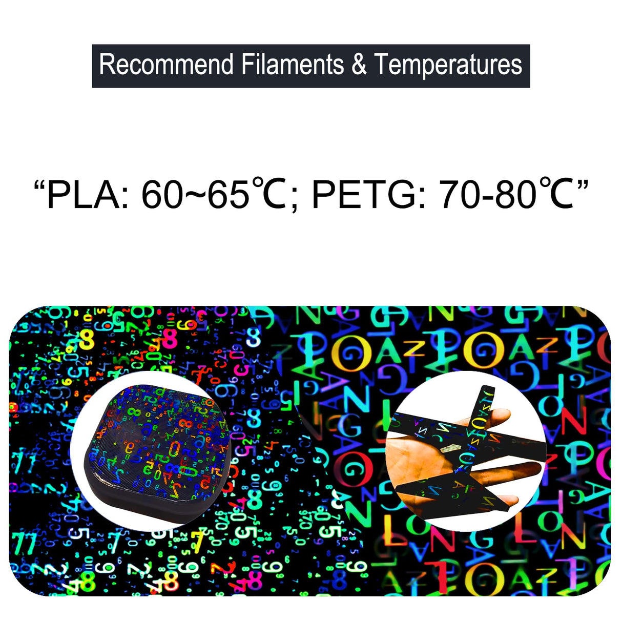 TMYPN 256x268mm Digit + Letter Build Plate for Anycubic Kobra 3 Combo 3D Printer, 3D Printer Spring Steel Plate for Anycubic Kobra 3 TMYPN