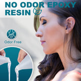 Bundle 1 Gallon Epoxy Resin Kit and 167g Ocean White Epoxy Resin Pigment LET'S RESIN