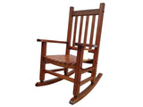 Rocking Rocker - K086NT Durable Natural Child’s Wood Porch Rocker/Outdoor Rocking Chair - Indoor or Outdoor - Suitable for 4-8 Years Old Rockingrocker