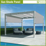 FLORALEAF 6'×15' Pergola Shade Cover Universal Replacement Canopy for Outdoor Patio Porch Backyard Gazebo with Grommets Weighted Rods FLORALEAF