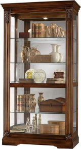 Howard Miller Cohen Curio Cabinet, Large, Tuscany Cherry Howard Miller