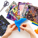 10 Different Packs Full Collection Origami Paper Kit 6 Inch Square Double Sided Color Vivid Colors Creation Easy Fold Paper Set Hand Crafts Paper Arts Creativity qianshan