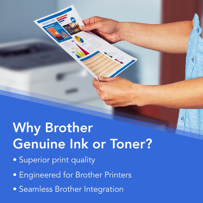 Brother Genuine Standard Yield Black Ink Cartridge, LC101BK, Replacement Black Ink, Page Yield Upto 300 Pages, LC101