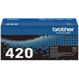 Brother Genuine TN420 Mono Laser Toner Cartridge, Black Brother