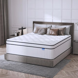 Queen Size Mattresses, 14 Inch Queen Mattress in a Box, Medium Firm Hybrid Mattress with Pocket Springs, Pressure & Pain Relief, Strong Edge Support, Ultimate Motion Isolation SUAYEA