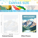 bleihum 6 Pack Paint by Numbers Kit for Adults National Park- Landscape Adult Paint by Number Kits on Canvas, DIY Acrylic Painting with Numbers Craft for Home Decor Gift 10x14 in bleihum