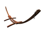 Petra Leisure 14 Ft. Wooden Arc Hammock Stand. 450 LB Capacity. Teak Stain Finish Petra Leisure