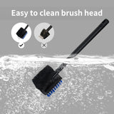 Nylon Grill Brush No Wire Bristle Barbecue Brush Grill Cleaning Kit Safe Grill Scraper Brush for Outdoor Grill Cleaner with Hole BBQ Brush Accessories Clean Cool Grates Gift for Men/Dad 3 PCS Novaspark