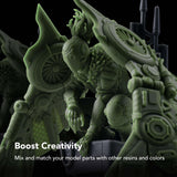 phrozen Aqua Hyperfine Photopolymer Resin for 9K, 12K or Higher Resolution 3D Printers, 405nm LCD UV-Curing 3D Printing with Low Shrinkage & Superior Precision, Smooth Surface Finish (Green, 1KG) phrozen