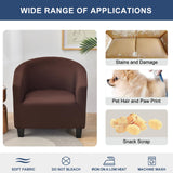 NILUOH Club Chair Slipcover Stretch Tub Chair Cover Barrel Chair Covers Armchair Covers Sofa Cover Furniture Protector for Living Room (05) NILUOH