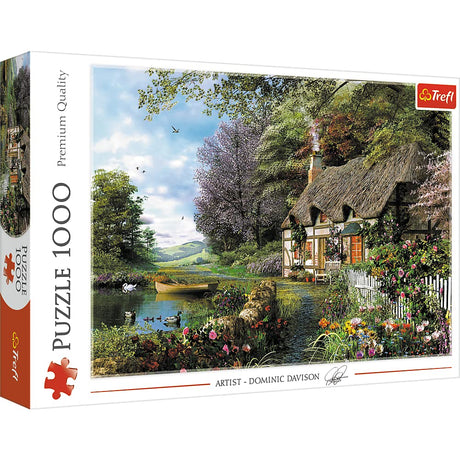 Trefl Charming Nook 1000 Piece Jigsaw Puzzle Red 27"x19" Print, DIY Puzzle, Creative Fun, Classic Puzzle for Adults and Children from 12 Years Old Trefl