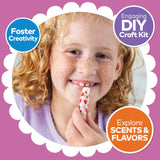 Fun Express Lip Balm Kit - Natural Lip Balm Crafting Set for Girls - Personalized Making Kit, Creative Kids DIY - Natural Balm Set, Fun Crafting Fun Express