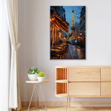 JOOZ Paint by Numbers Kit for Adults with Frame Eiffel Tower Paint by Number with Easel City Street Scene Adult Paint by Number Kits DIY Oil Painting Kits for Gift Home Wall Decor 7.87x11.81 Inch JOOZ