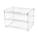 Kitchen Details 3 Tier Can Organizer | Canned Food Storage Rack | Kitchen Cabinet and Pantry Organization | Holds 36 Cans | Space Saving | Chrome Kitchen Details