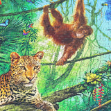 BEDUKE Jigsaw Puzzles for Adults 1000 Piece - Every Piece is Unique - Precise Interlocking Tropical Forest Animals Thick Sturdy Cardboard Family Game Puzzle Age 14+ BEDUKE