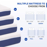 Gelsea 8 Inch Twin Gel Cooling Memory Foam Mattress, Pressure Relief, Medium Firm Support，Mattress in a Box, CertiPUR-US Certified Gelsea