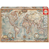 Educa Political Map of The World Puzzle, 1500-Piece Educa