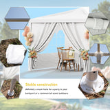 Party Tent 10x30 Outdoor Wedding White Tents for Parties, Heavy Duty Canopy Event Tents for Parties Gazebo Shelter with 7 Removable Sidewalls Waterproof Party Wedding BBQ Events Tent Shelter susici