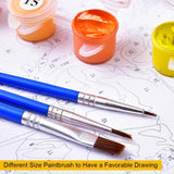 Paint by Numbers Kit for Adults Van Gogh《Fishing Boats On The Beach of Les Saintes Maries De La Mer》 Oil Painting by Numbers Kit for Home Decor Gifts WoodArtSupply