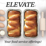 Spare Essentials 2Lb Foil Bread Pans for Baking (65 Pack) Disposable Bread Pans - Perfect for Baking Banana Bread, Cakes & Meatloaf - 2 Pound Aluminum Pans for Food Serving - 8.5" X 4.5" X 2.5" Spare Essentials