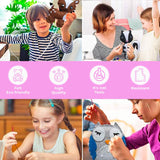 DeFieltro Sewing Kit for Kids Forest Animals Creative & EDUCACIONAL - Beautiful Complete Sewing Craft Kit with Easy-Perforation Felt for Kids - Beginners Sewing Kit for Hours of Fun Ages 8-12 DeFieltro