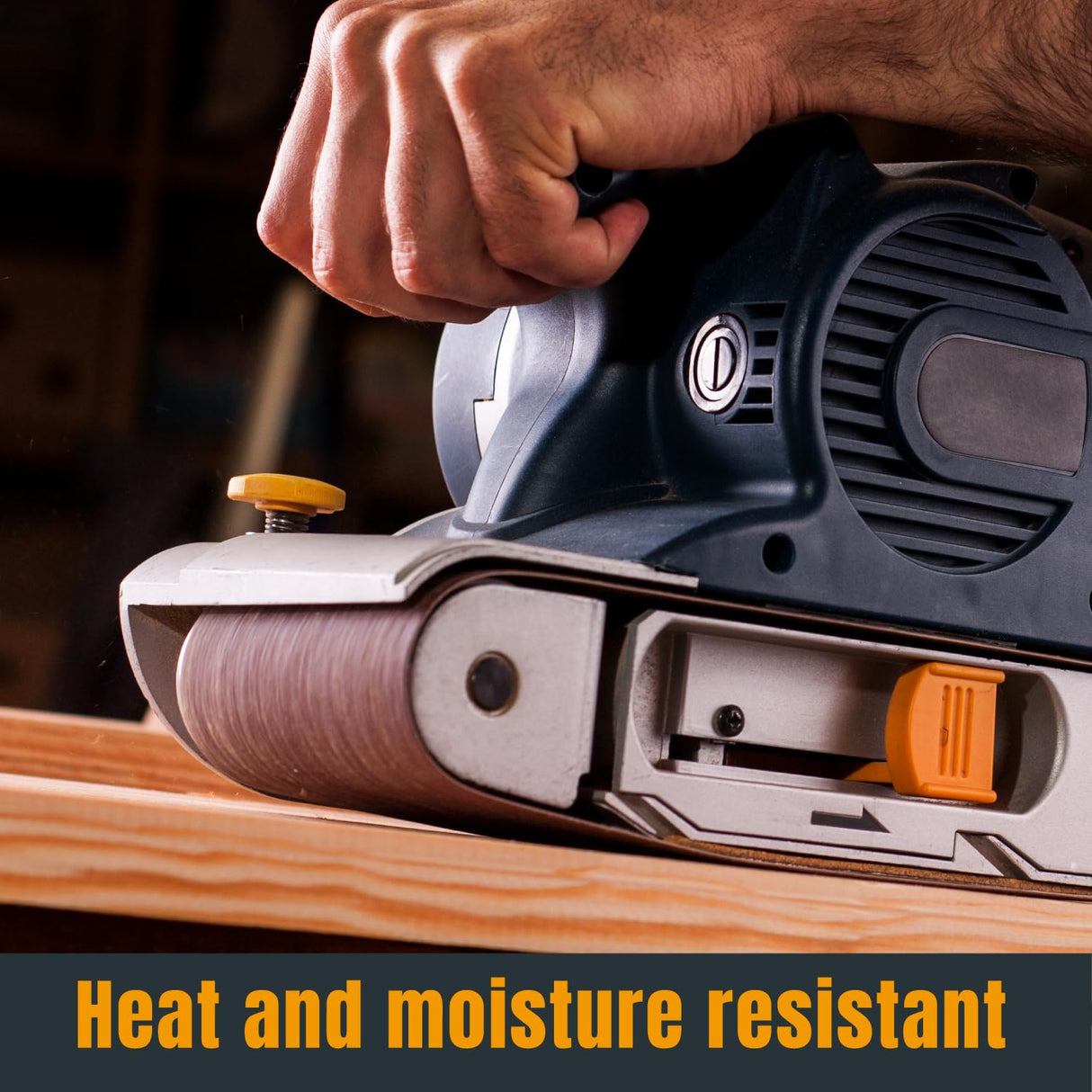 POWERTEC 3 x 21 Inch Sanding Belts, 80 Grit Aluminum Oxide Belt Sander Sanding Belt for Portable Belt Sander, Wood & Paint Sanding, Metal Polishing, 10PK (110430) POWERTEC