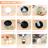 TOAUTO Candle Making Kit with Electronic 3Lbs Melting Pot, Pro DIY Candle Making Supplies Including Heat Gun, Digital Thermometer, Digital Scale, Wick Trimmer for Adults Candle Craft Project TOAUTO