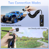 Oixsdi Airbrush Kit with Compressor 38PSI Portable Airbrush Gun Rechargeable Handheld Cordless Non-Clogging Air Brush for Nails, Painting, Modeling, Pastry, Makeup and Nail Art Oixsdi