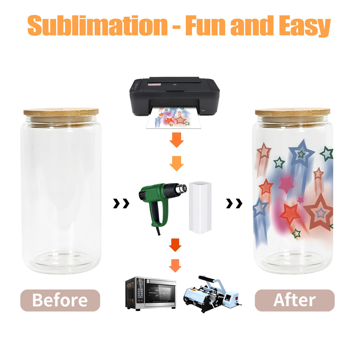 AGH 4 Pack Snow Globe Tumbler 16 oz Sublimation Snow Globe Glass Tumbler with Pre Drilled Hole Double Wall Snowglobe Glass Cups for Snow Globe Glitter DIY AGH