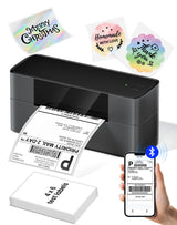 Itari Bluetooth Thermal Shipping Label Printer, 245-BT Wireless Label Printer 4x6, Desktop Label Printers for Small Business & Shipping Packages, Support iOS, Android, Windows, Amazon, Shopify, USPS Itari