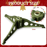 Pangda Christmas Tree Stand Plastic Christmas Tree Legs Replacement Artificial Xmas Tree Base Artificial Tree Replacement Stand Plastic Base Stand Holder for Xmas Trees 0.75 in Diameter (Green) Pangda