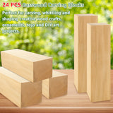 ACXFOND 1 Pack Unfinished Basswood Carving Block, 12x3x3 Inch Large Basswood Carving Blocks for Crafts, Whittling Wood Carving Blocks Basswood for Carving Crafts, Class, Arts, DIY Supplies ACXFOND