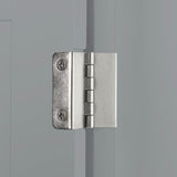 RiverRidge Madison Bathroom Corner Storage Cabinet with Open Shelves and Cupboard Tall Corner Storage Bathroom Furniture Dresser Curio Cabinet RiverRidge