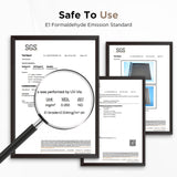 Wood Slat Acoustic Panels for Wall and Ceiling,94.5" x 24" Each Soundpoof Wooden Slat Wall Panel - Walnut, 2 Pack SMARTSTANDARD