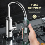 INKBIRD 0.5 Seconds Instant Read Meat Thermometer for Cooking RHT-11K, ±0.5℉ Accuracy Digital Food Thermometer with 1.42inch Large Screen, Waterproof Kitchen Thermometer for Candy, Grill, BBQ, Brewing Inkbird